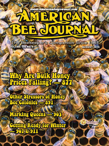 American Bee Journal August 2016 Cover
