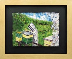 beekeeping painting